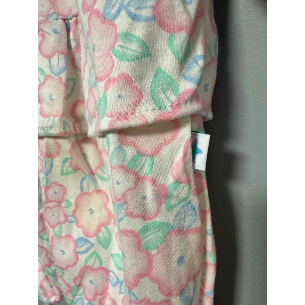 Little Me Baby Girls Pink Floral Ruffle Romper Jumpsuit 6 Months Chic Summet NWT - Picture 2 of 6